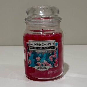 NEW Yankee Candle Home Inspiration Simply Sweet Pea 19 oz Candle PRICE FIRM